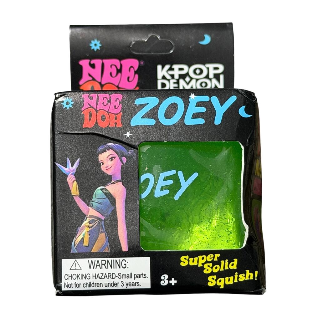 NeeDoh KPop Demon Hunters Huntrix Girls Zoey Nice Cube